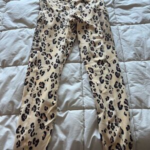 Leopard Print athletic leggings from Fabletics.